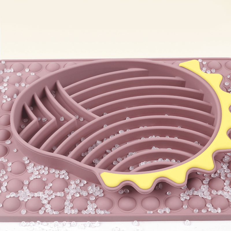 Slow Feeder Silicone Dog Bowl