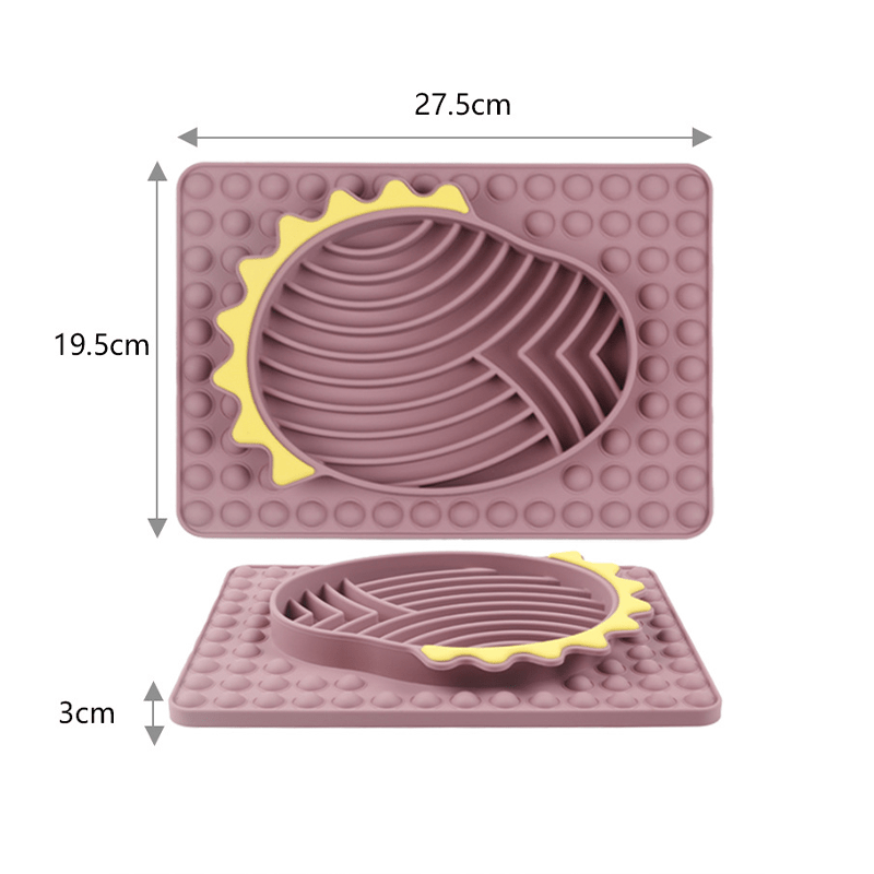Slow Feeder Silicone Dog Bowl