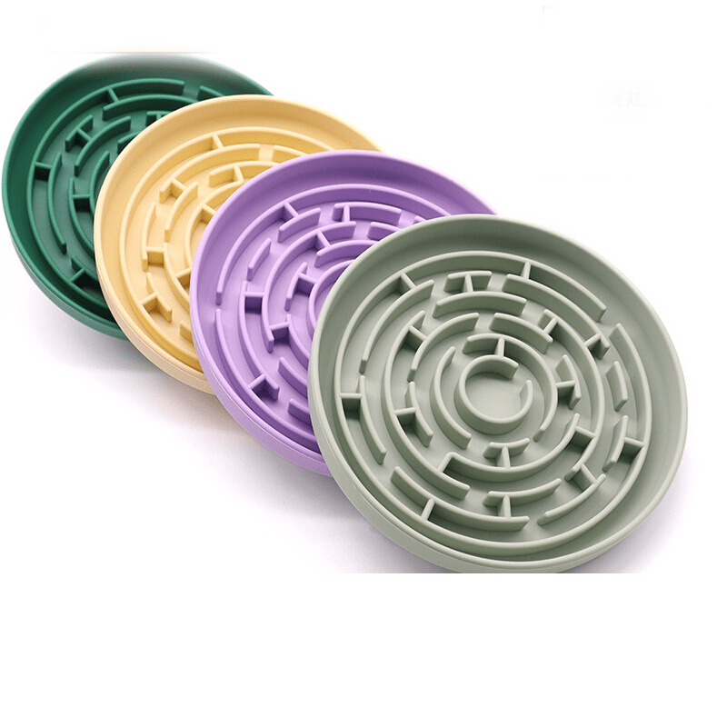 Durable Silicone Slow Feeder Dog Bowl