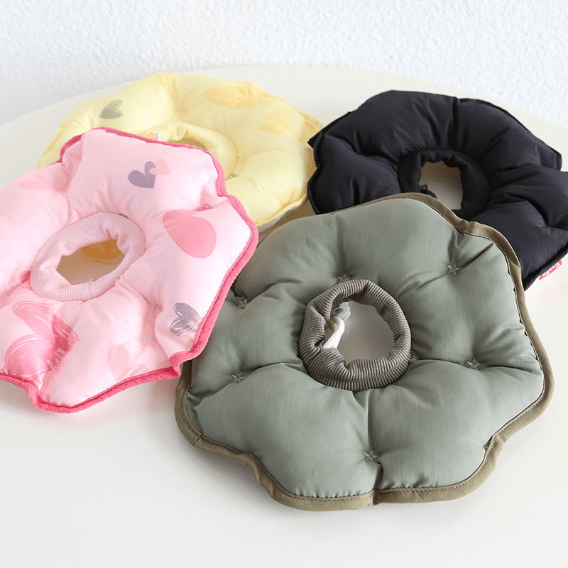 Soft Padded Cotton Dog Recovery Collar