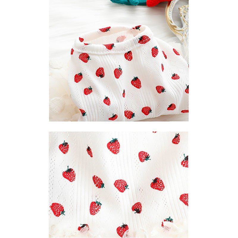 Sweet Strawberry Small Dog Dress