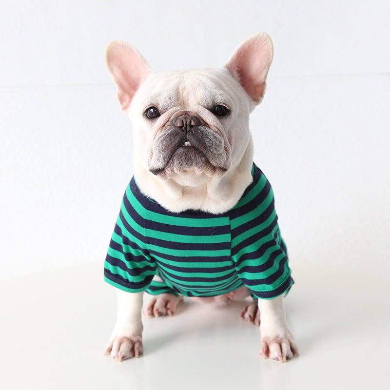 Colorful Striped Bulldog Jumpsuit