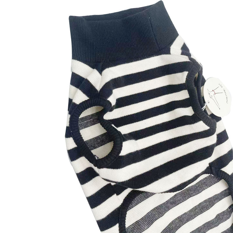 Striped Cotton Greyhound Tank Top