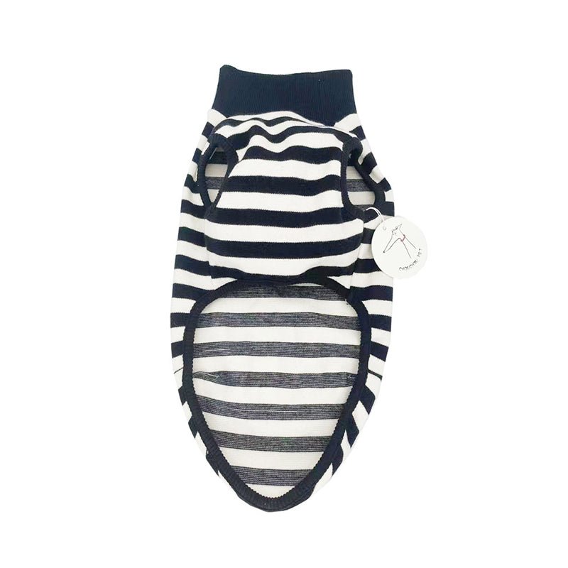 Striped Cotton Greyhound Tank Top