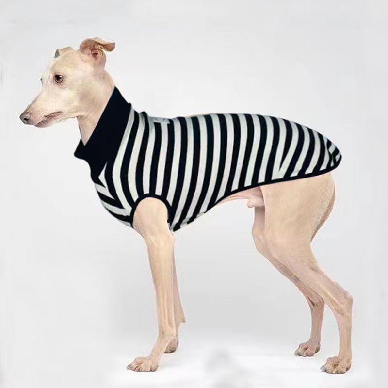Striped Cotton Greyhound Tank Top