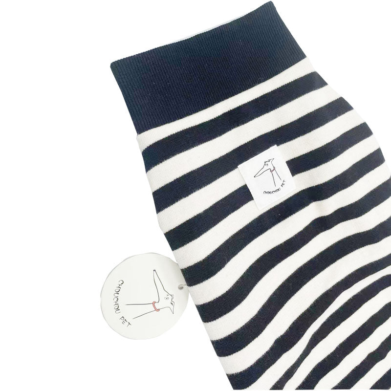 Striped Cotton Greyhound Tank Top