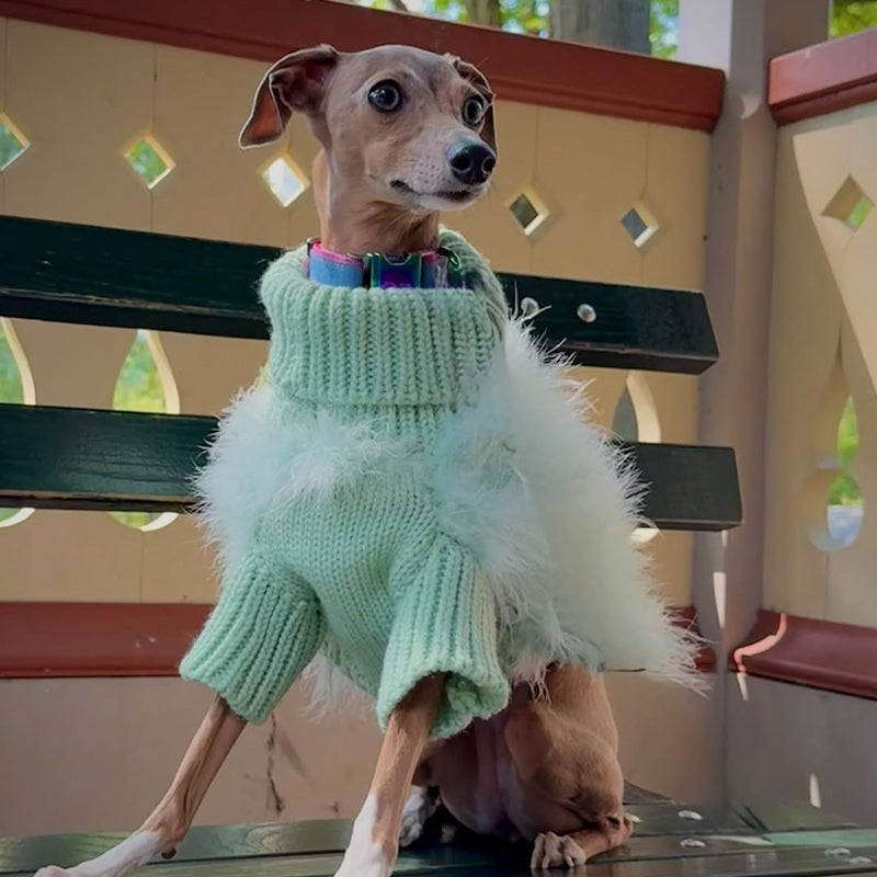 Plush Faux Fur Italian Greyhound Sweater