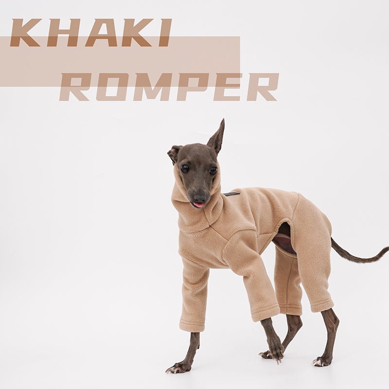 Warm Italian Greyhound Fleece Jumpsuit