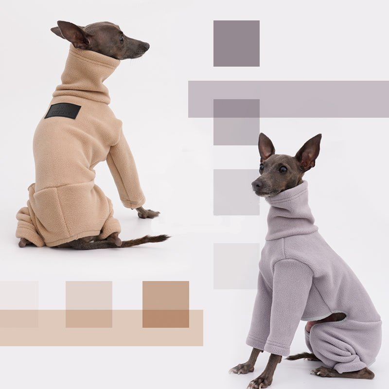 Warm Italian Greyhound Fleece Jumpsuit