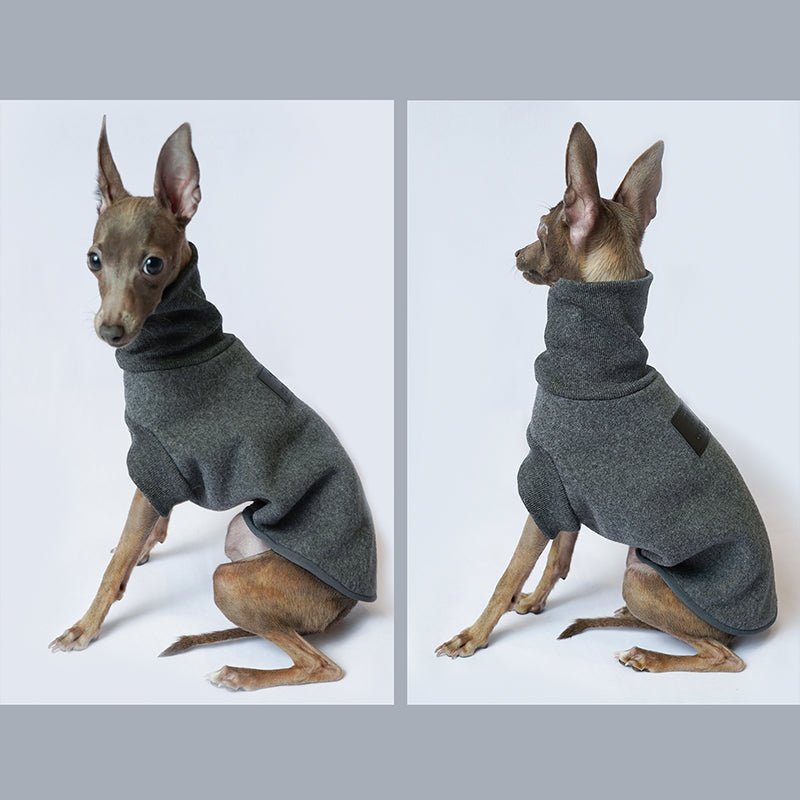 Luxurious Italian Greyhound Turtleneck Shirt