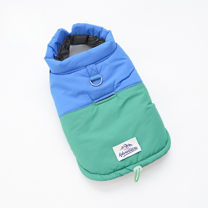 Warm Adjustable Velcro Winter Coat for Small Dogs