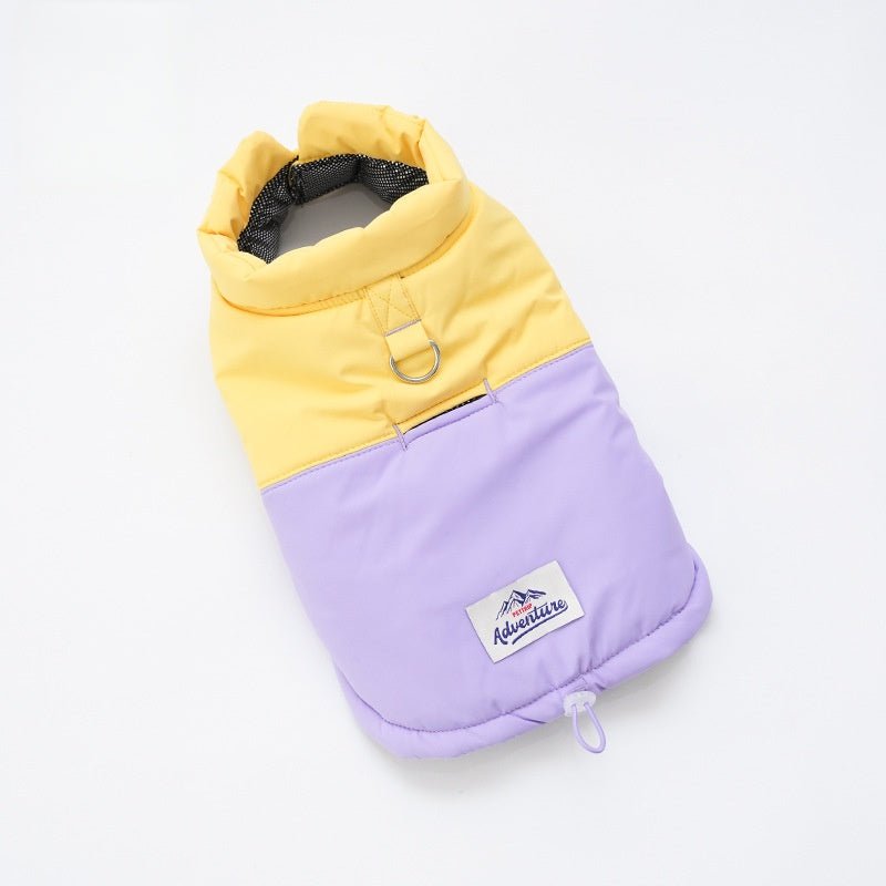 Warm Adjustable Velcro Winter Coat for Small Dogs