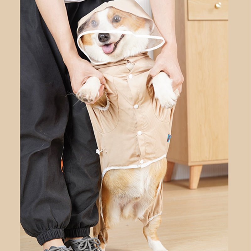 Waterproof Corgi Dog Raincoat