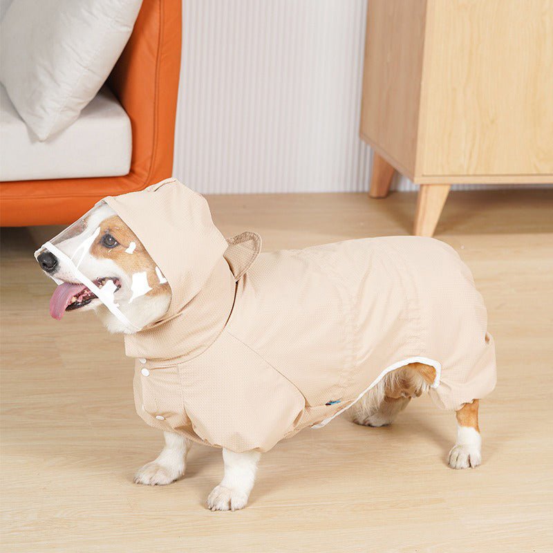 Waterproof Corgi Dog Raincoat