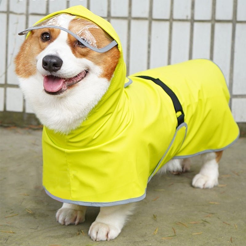 Waterproof Dog Raincoat Belly Cover