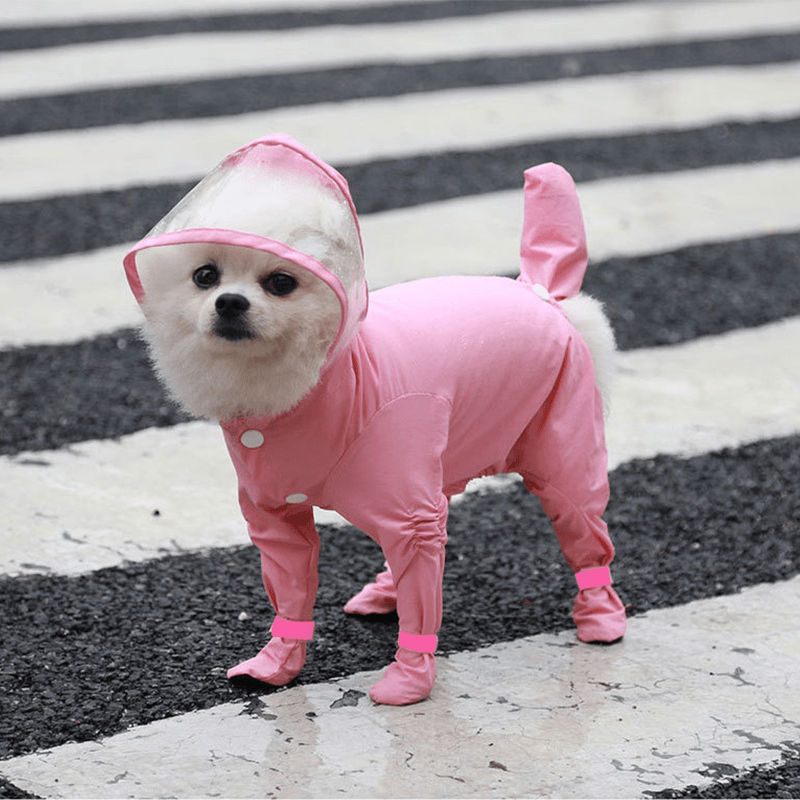 Waterproof Small Medium Dog Raincoat