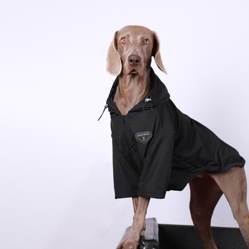 Windproof Plush Big Dog Jacket